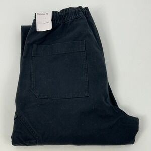 Jordan Jumpman Chicago Pants Mens Medium Black Utility Cargo Elastic Waist NEW